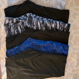 Set of Black And Blues And Greys Bicycle